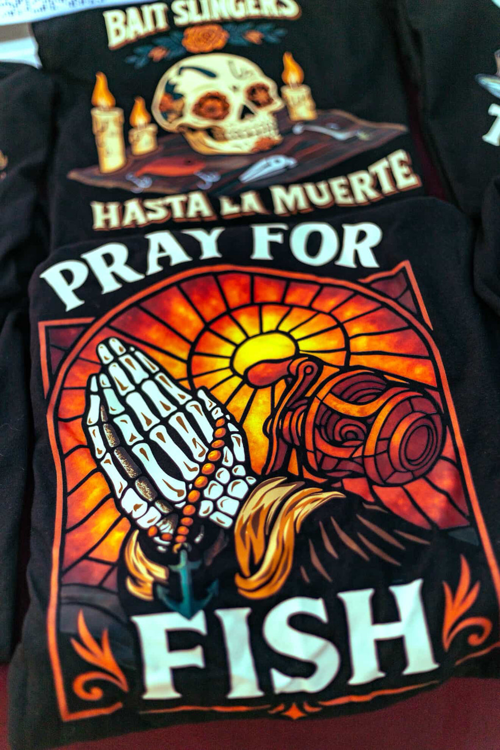 Pray for fish t-shirt