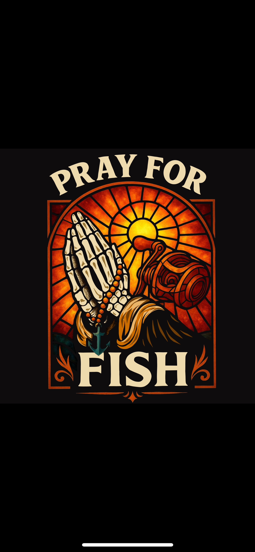 Pray for fish t-shirt