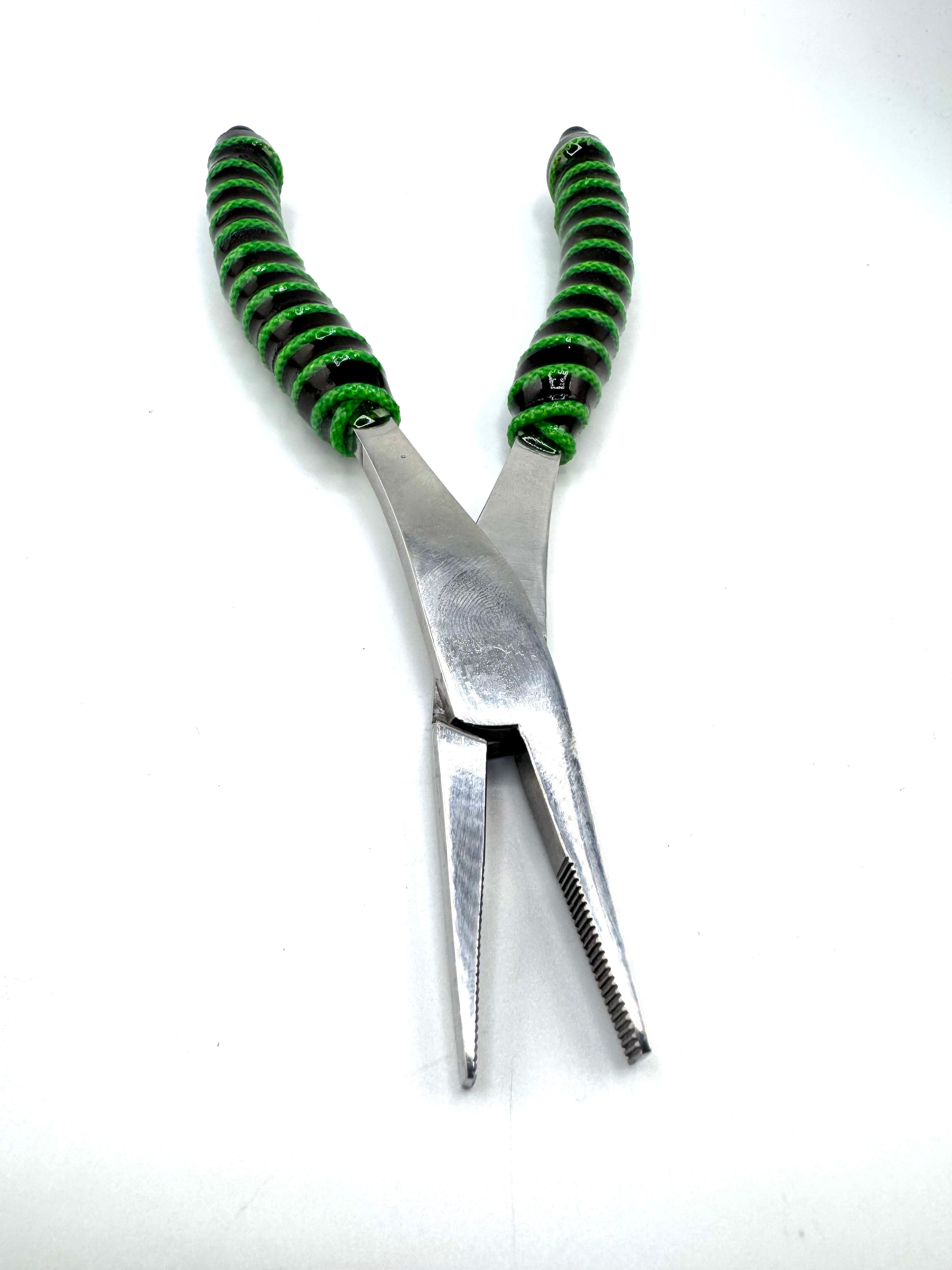 Green ANGLE-R  pliers 8in