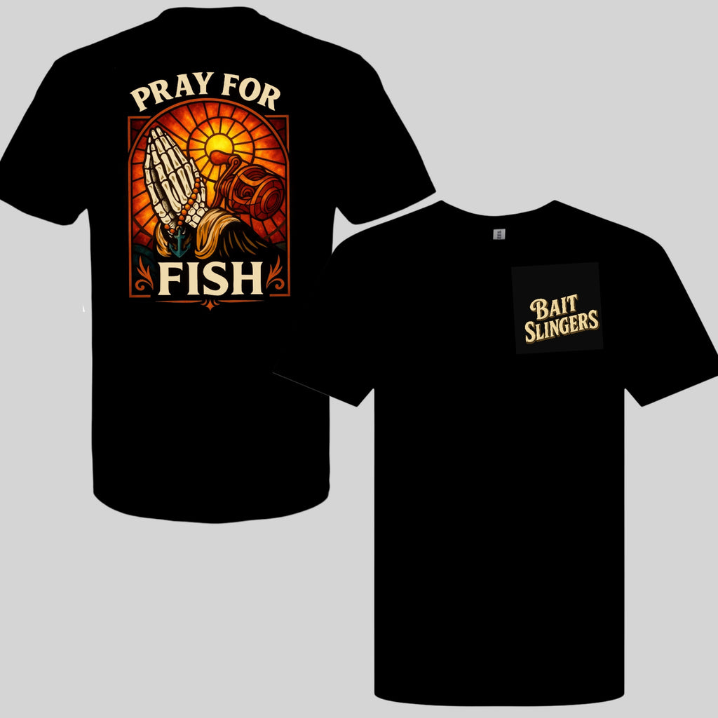Pray for fish t-shirt
