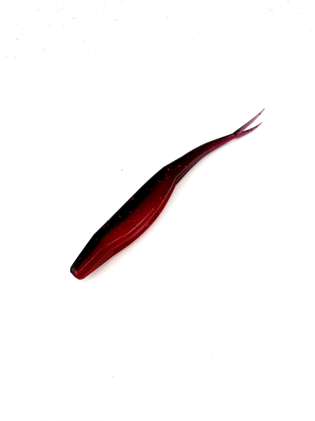 Black and Red 5.75 weedless jerk
