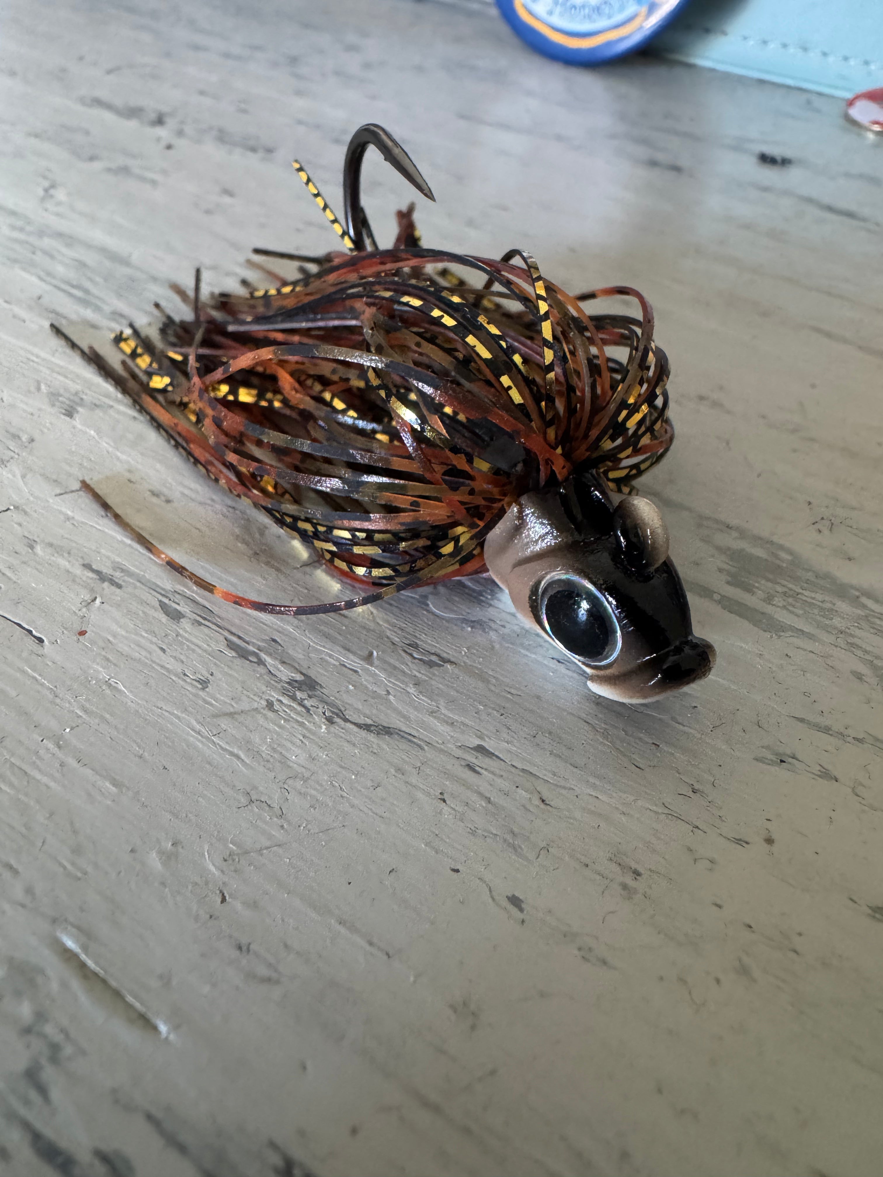 3/4 oz OG skirted jig head #71