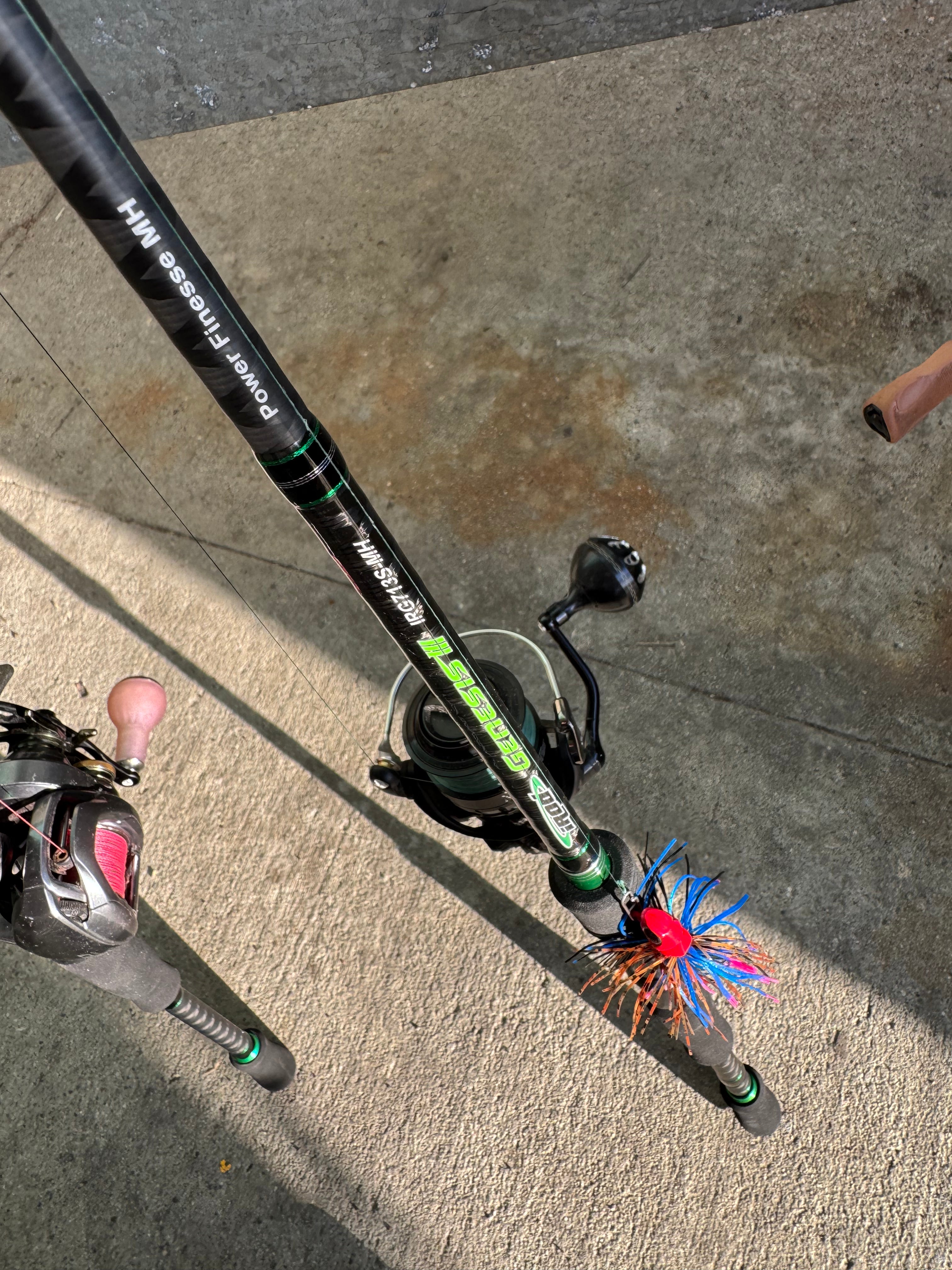 Power finessse spinning rod