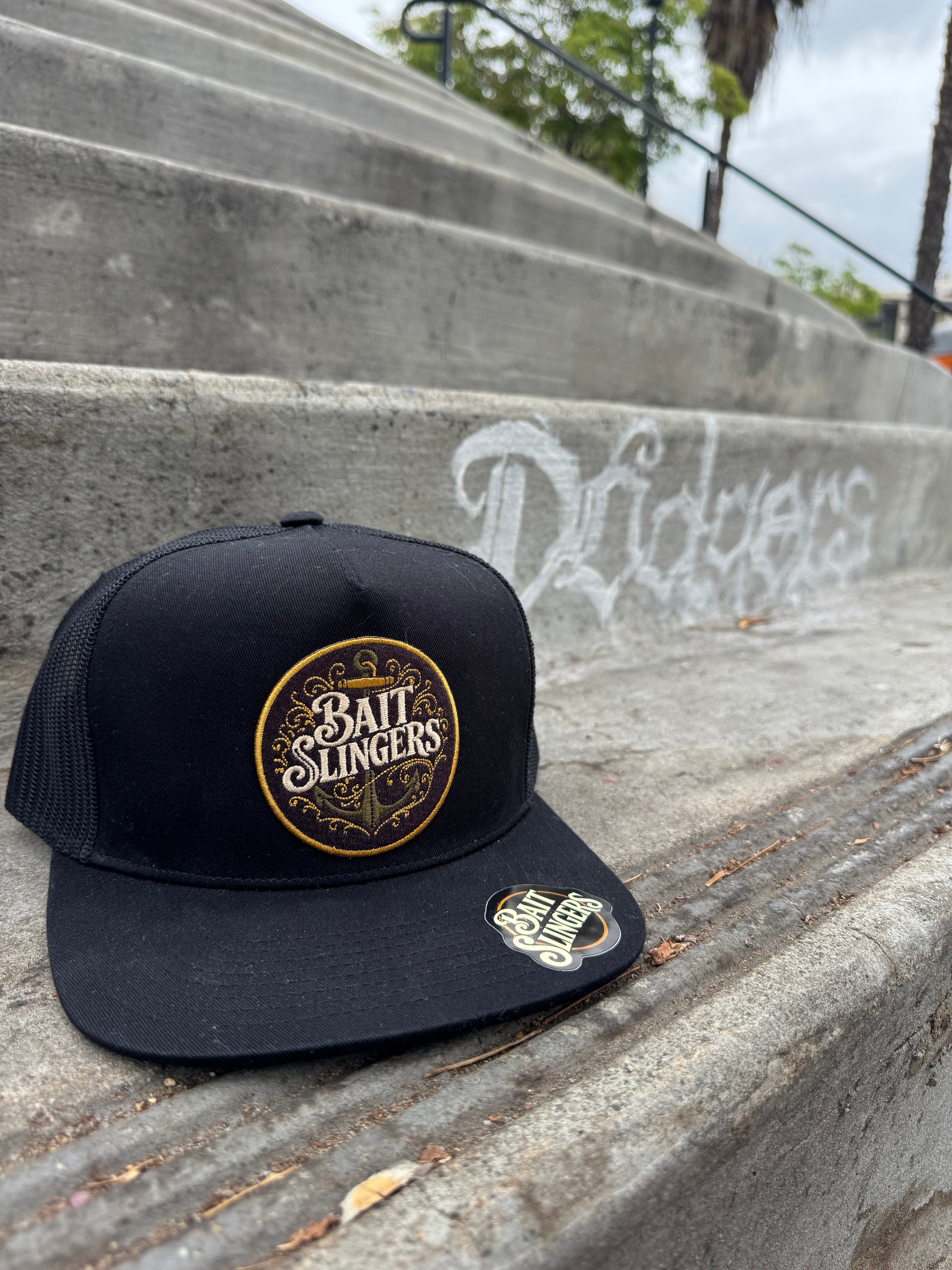 Black flagship hat